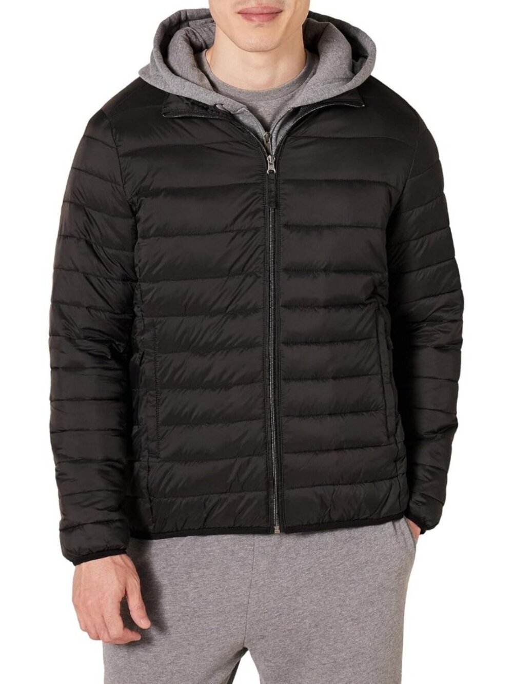 Lightweight Packable Water-Resistant Puffer Jacket for Men - Big & Tall Sizes